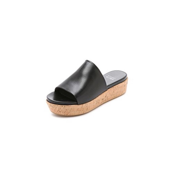 Stuart Weitzman Cork and Leather slides. Size 6 - Picture 2 of 6